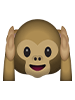 Hear-no-evil Monkey Emoji
