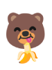 Bear Eating Banana